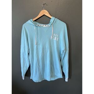 Pink by Victoria Secret Womens Pullover Hooded Sweatshirt Lightweight Size Small